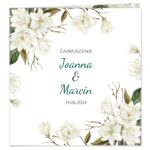 Zaproszenia ślubne - Magnolia - 14wzorów