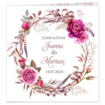 Zaproszenia ślubne - Silena2 - 10wzorów