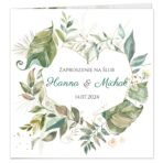 Zaproszenia ślubne - Joanna - 8wzorów