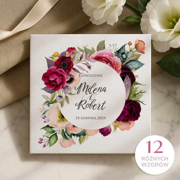 zaproszenia ślubne personalizowane