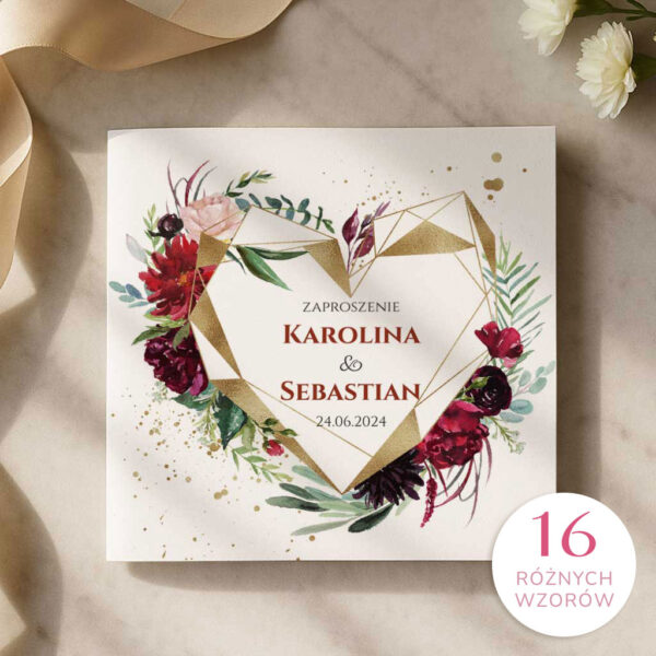 zaproszenia ślubne personalizowane