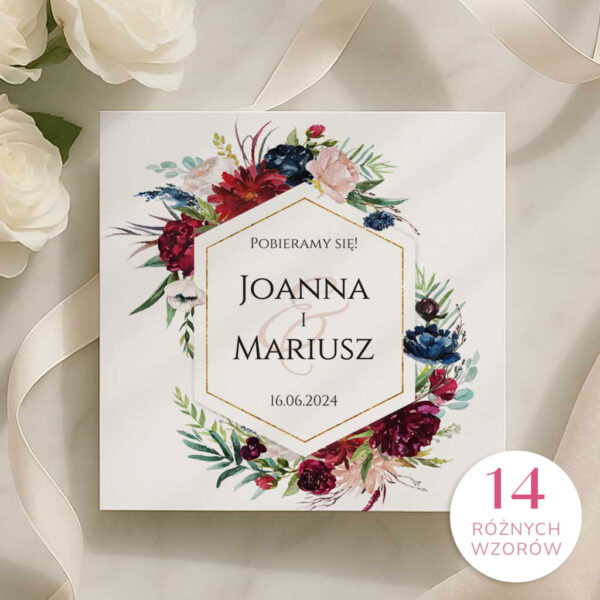 zaproszenia ślubne personalizowane