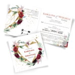 zaproszenia ślubne rustykalne