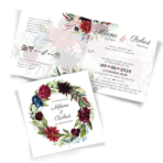 zaproszenia ślubne boho