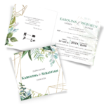 zaproszenia ślubne rustykalne