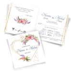 zaproszenia ślubne boho