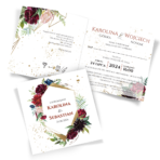 zaproszenia ślubne rustykalne