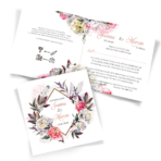 zaproszenia ślubne boho
