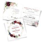 zaproszenia ślubne boho