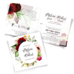 zaproszenia ślubne glamour