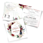 zaproszenia ślubne boho