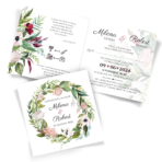 zaproszenia ślubne boho