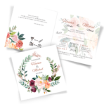 zaproszenia ślubne boho