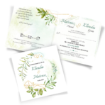 zaproszenia ślubne rustykalne