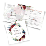 zaproszenia ślubne boho