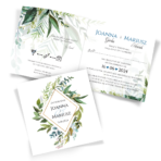 zaproszenia ślubne rustykalne