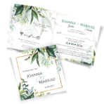 zaproszenia ślubne rustykalne