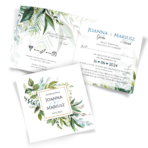 zaproszenia ślubne rustykalne