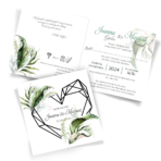 zaproszenia ślubne boho