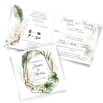 zaproszenia ślubne boho