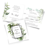 zaproszenia ślubne glamour