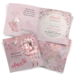 Zaproszenia na Urodzinki Balerina - 10 wzorów - obrazek 6