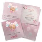 Zaproszenia na Urodzinki Balerina - 10 wzorów - obrazek 10