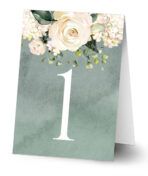 Numerki na stół Irelia 4 wzory 7 szt. - obrazek 2