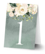 Numerki na stół 7 szt. - Irelia 4 wzory - obrazek 2