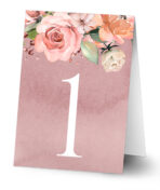 Numerki na stół Irelia 4 wzory 7 szt. - obrazek 3