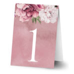 Numerki na stół Irelia 4 wzory 7 szt.