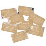 Bileciki do zaproszeń ślubnych