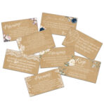 Bileciki do zaproszeń ślubnych