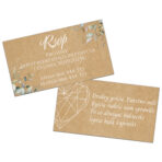 Blankiety do zaproszeń eko tło 10 szt - 16 wzorów - obrazek 4