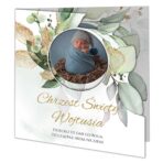 Zaproszenia na Chrzest - Selena - ze zdjęciem