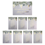 karty z usadzeniem gości