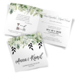 Zaproszenia Ślubne złocone - Elza3 - obrazek 2