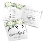 Zaproszenia Ślubne złocone - Elza4 - obrazek 2