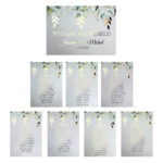 karty z usadzeniem gości weselnych