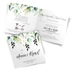 Zaproszenia ślubne złocone