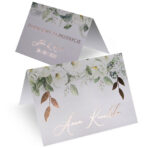 winietki ślubne złocone