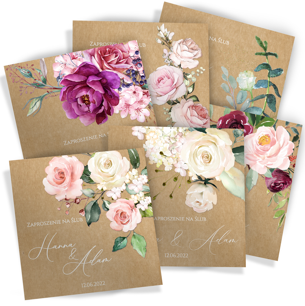 zaproszenia ślubne eko