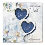 Zaproszenia ślubne wycinane serca - Diana2 - obrazek 7