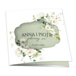 Zaproszenia ślubne wycinane - Erin - 4 wzory