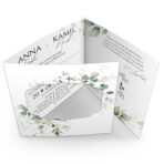 Zaproszenia ślubne wycinane - Erin - 4 wzory - obrazek 3