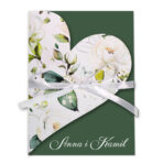 Zaproszenia ślubne A6 składane - Julia - 6 wzorów