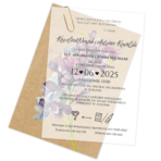 Zaproszenia ślubne EKO A6 z kalką -8 wzorów - obrazek 4