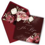 Zaproszenia Ślubne - Ozdobna koperta - Brygida - 10 wzorów - obrazek 7