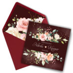 Zaproszenia Ślubne - Ozdobna koperta - Brygida - 10 wzorów - obrazek 5