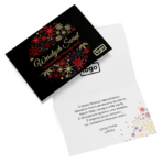Kartki Świąteczne A6 firmowe ciemne z logo - 10 wzorów - obrazek 3